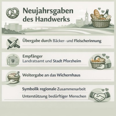 Pforzheim: Neujahrsgaben des Handwerks gehen erneut an das Wichernhaus